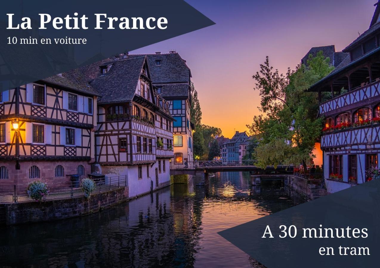 Le Zenith - Parking Prive & Wifi - 5 Min Zenith De Strasbourg Daire Dış mekan fotoğraf